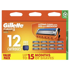Gillette Fusion Power Blades 12pk New