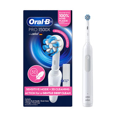 Oral B Electric Toothbrush Pro 1,500X White