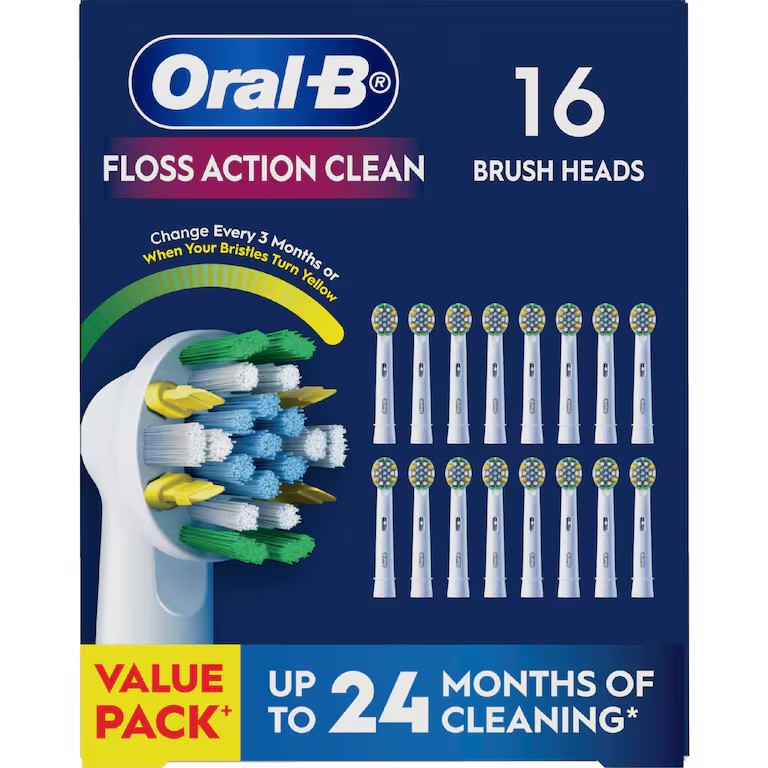 Oral-B Floss Action Toothbrush Heads Replacements